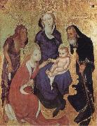 ALTICHIERO da Zevio The Mystic Marriage of St Catherine oil